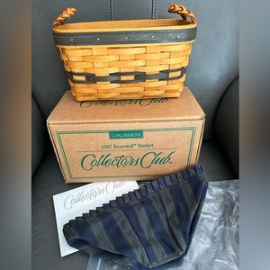 LONGABERGER CC RENEWAL BASKET SET/NEW!